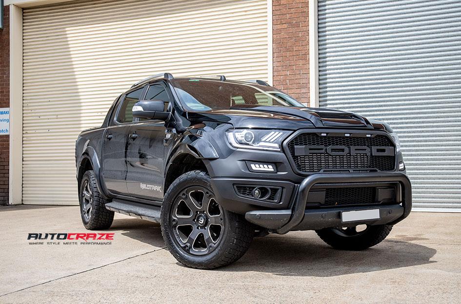 FORD RANGER BEAST GLOSS BLACK MILLED ACCENTS